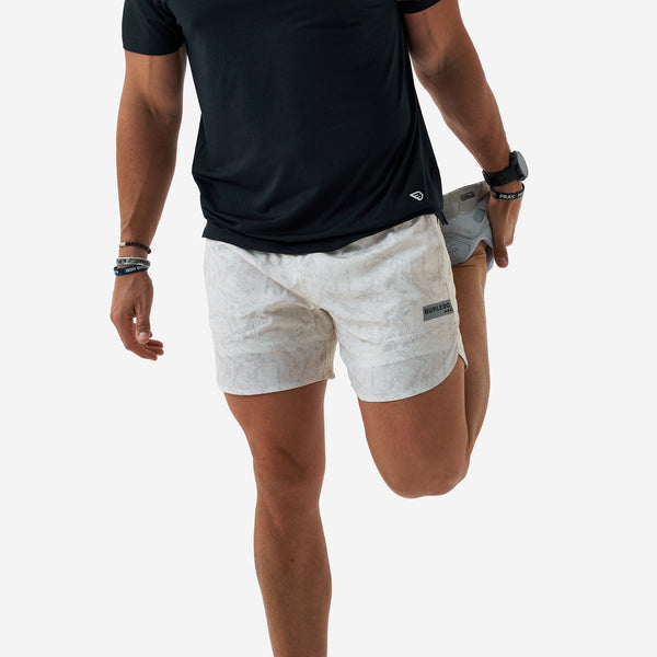 5 Inch Training Shorts in Digi Camo Ivory
