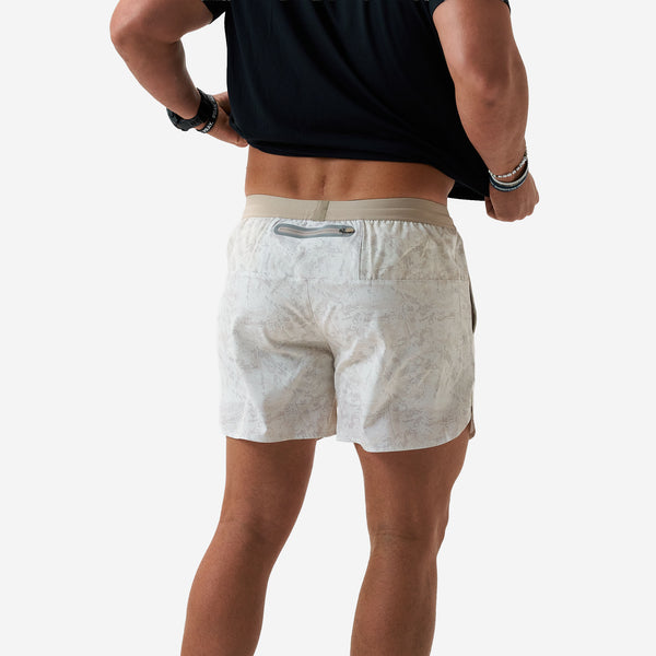 5 Inch Training Shorts in Digi Camo Ivory