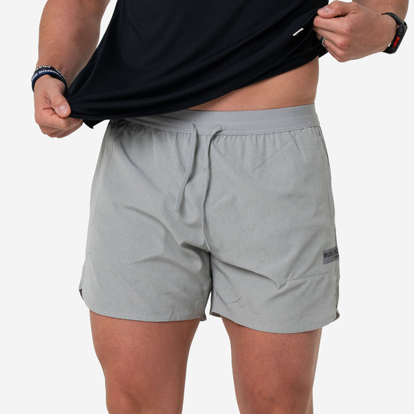 5 Inch Training Shorts in Heather Grey
