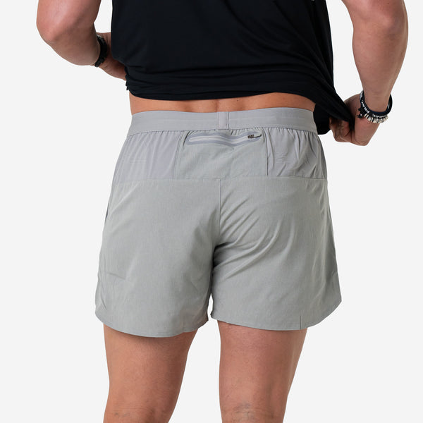 5 Inch Training Shorts in Heather Grey