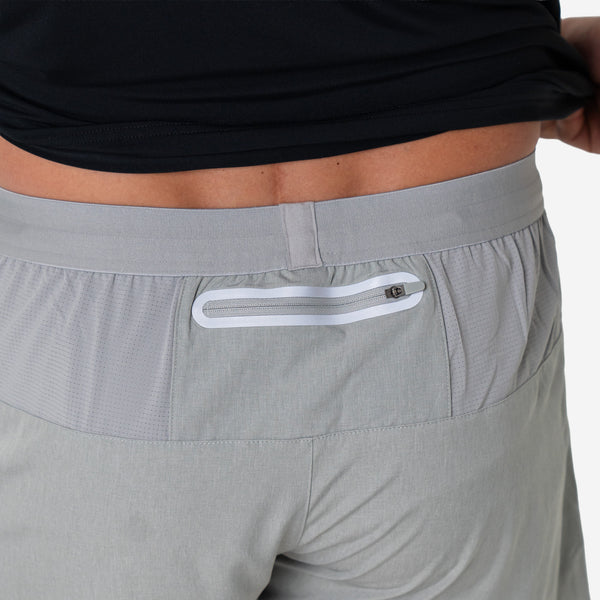5 Inch Training Shorts in Heather Grey