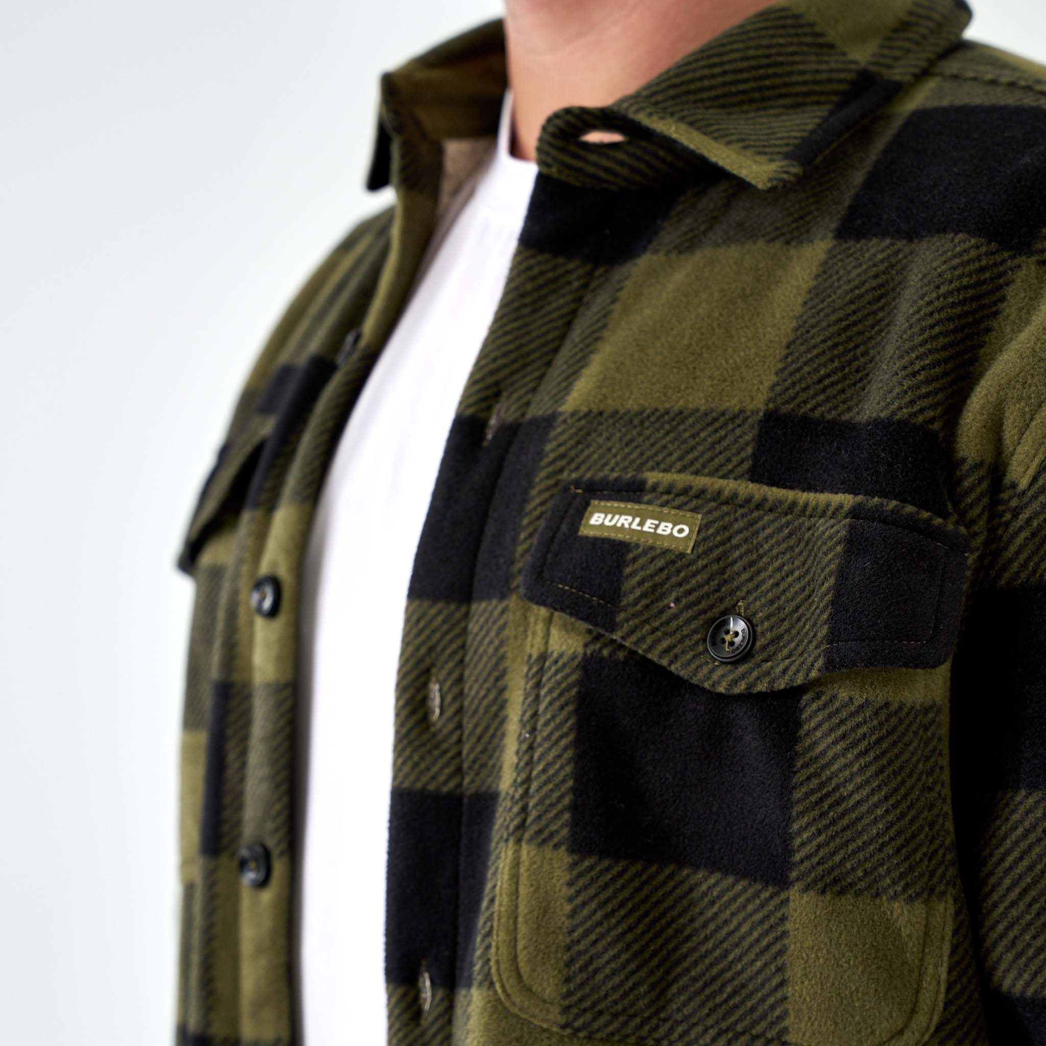 Men's Shacket Mallard Green Plaid