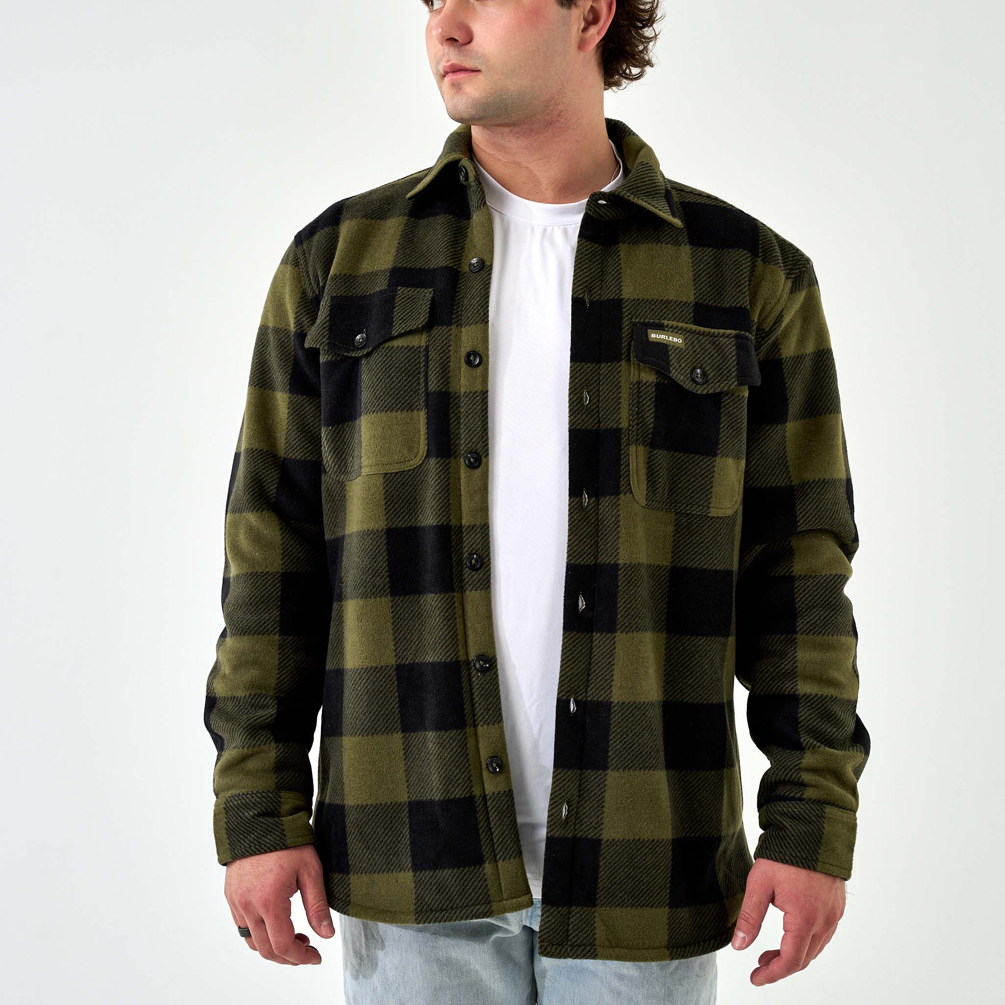 Men's Shacket Mallard Green Plaid