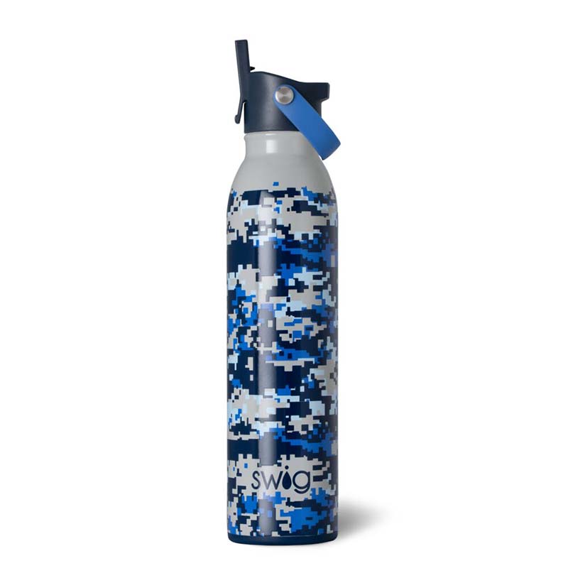 Cool Camo Flip Sip 20oz Water Bottle