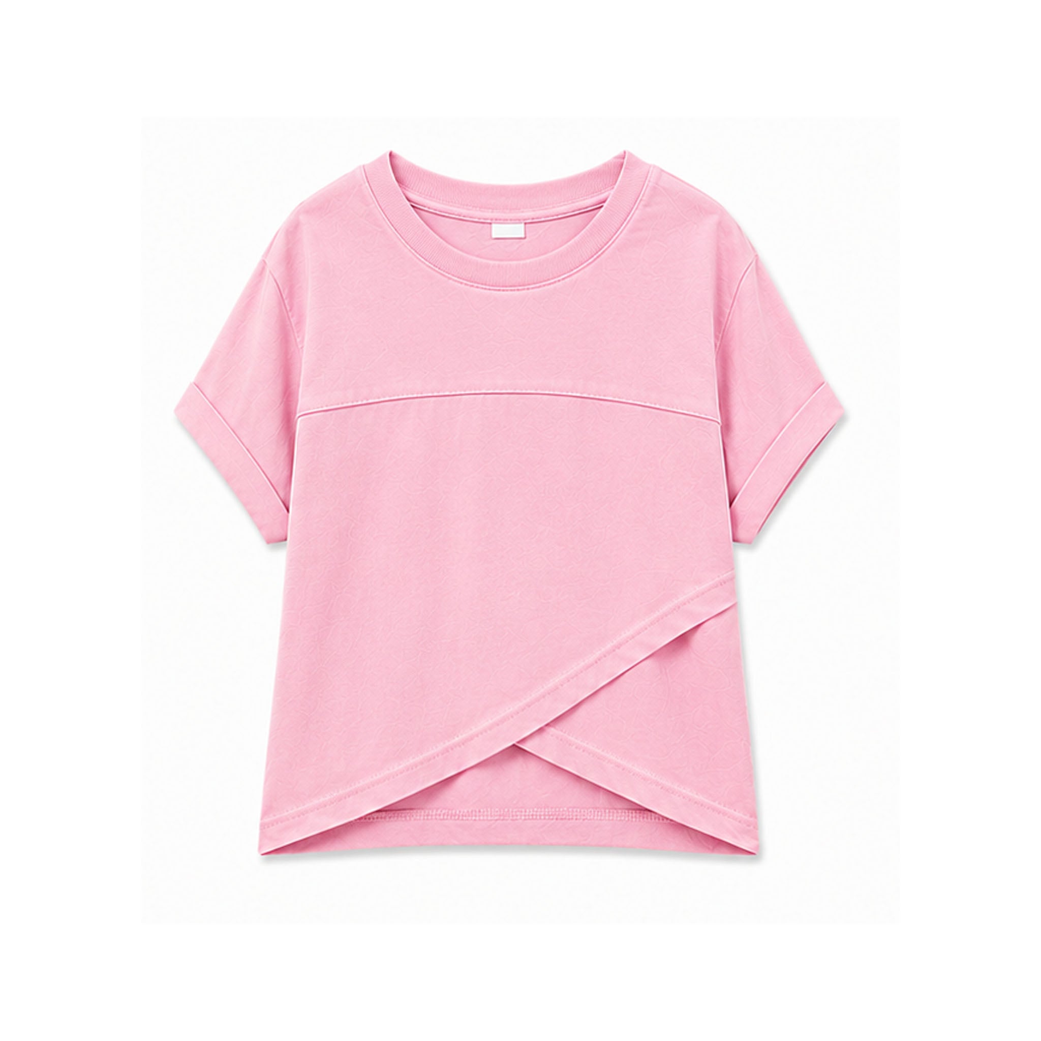 Erge Design Youth Tulip Hem Short Sleeve Crossover Top | Palmetto Moon