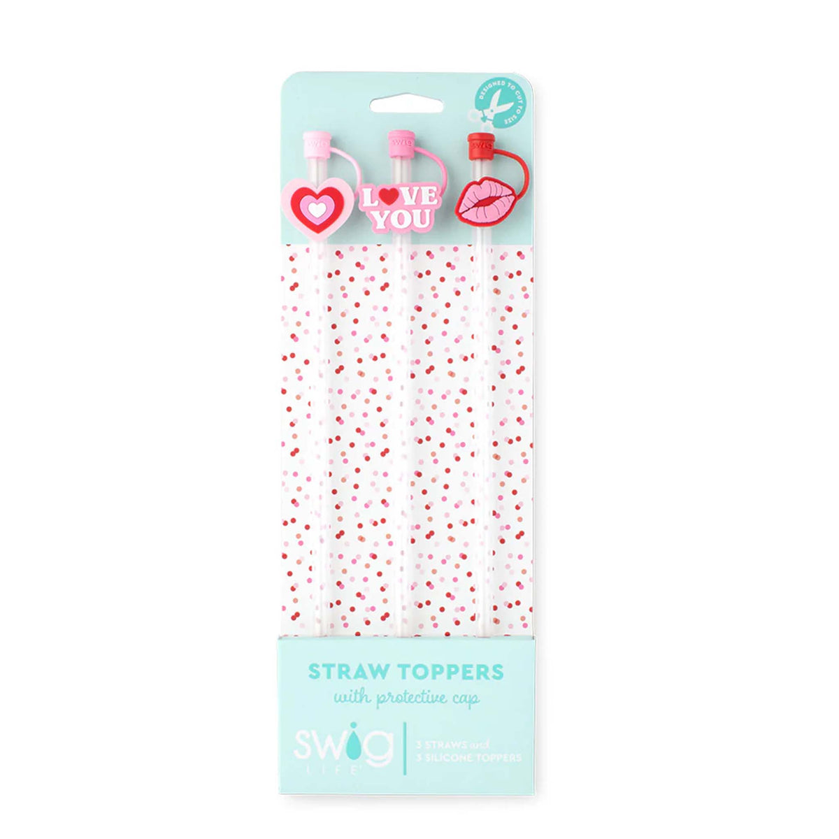 Swig Sweethearts Straw Topper Set