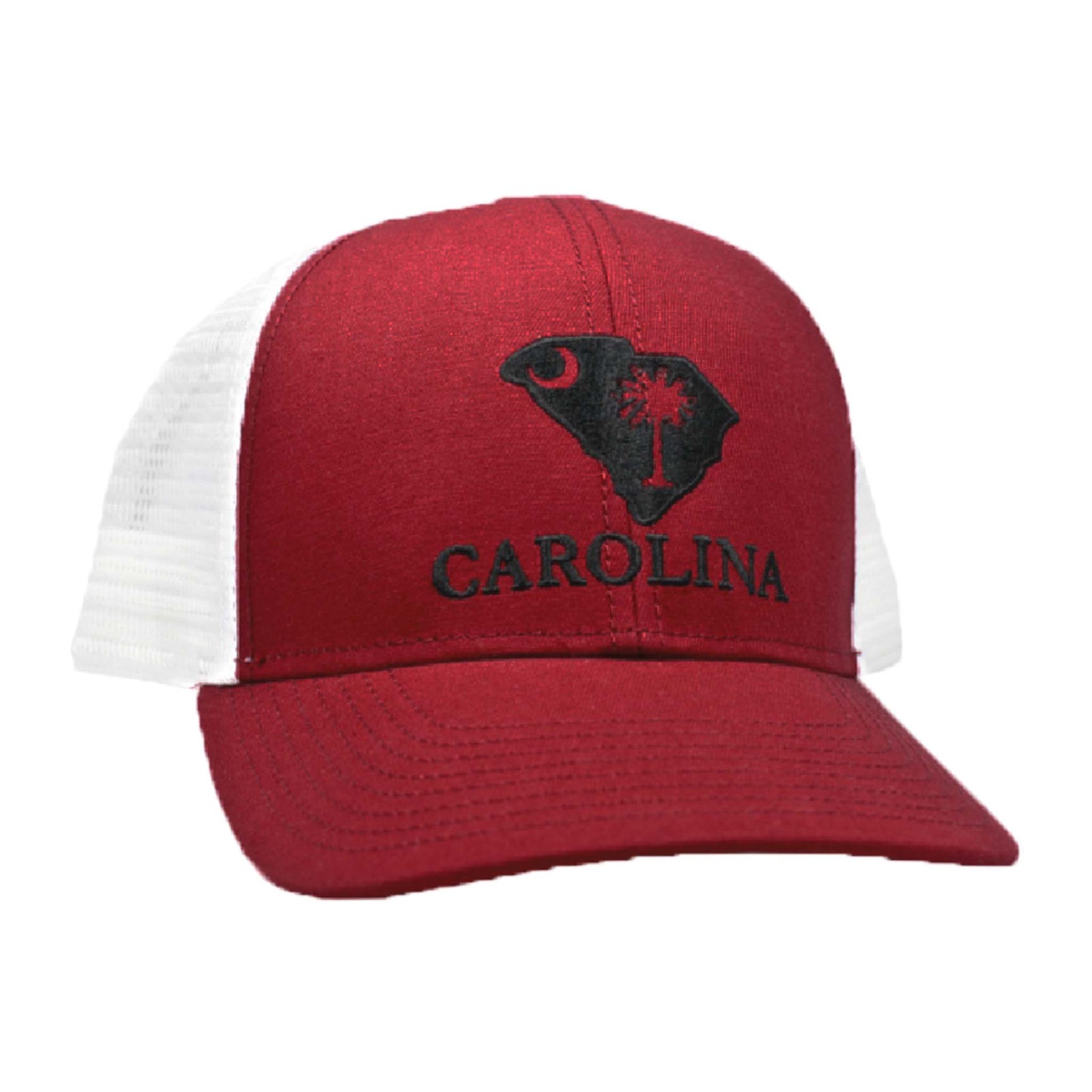 Peach State Pride South Carolina Mesh Back Trucker Hat in Garnet