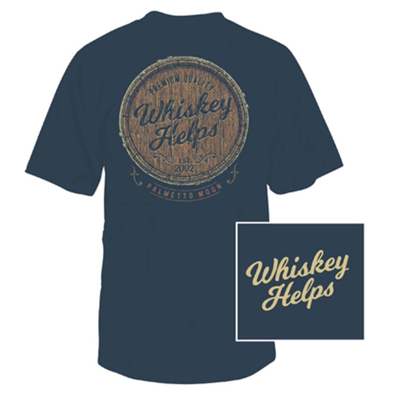 Whiskey Helps Barrel Short Sleeve T-Shirt