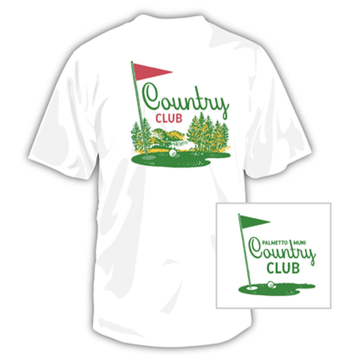 Palmetto Moon Palmetto Muni Palmetto Muni Short Sleeve T-Shirt in white