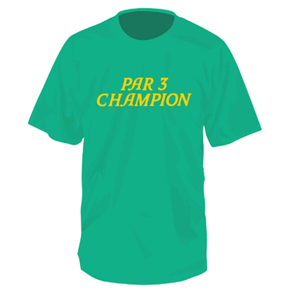 Palmetto Moon Par 3 Champion Short Sleeve T-Shirt in island green