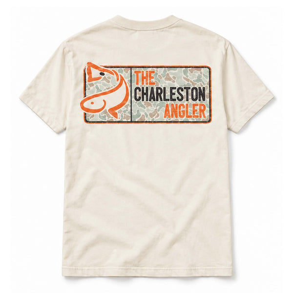 Charleston Angler Camo Badge Short Sleeve T-Shirt