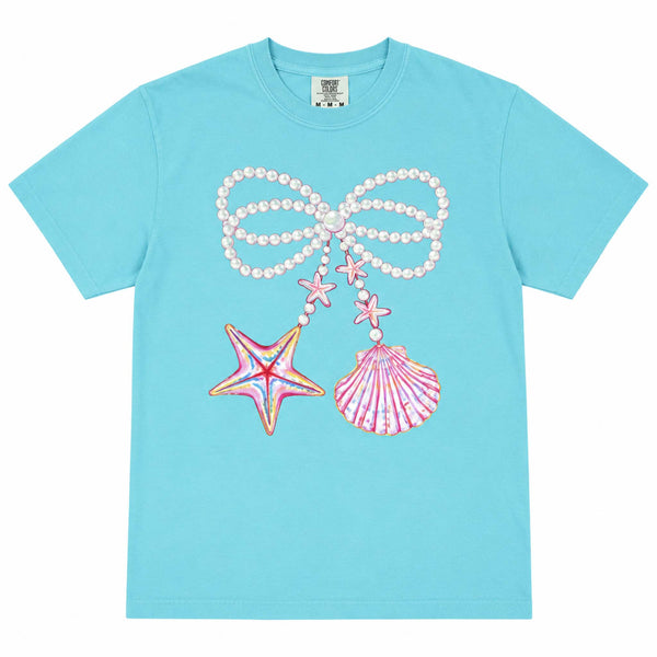 Seashell Bow Short Sleeve T-Shirt