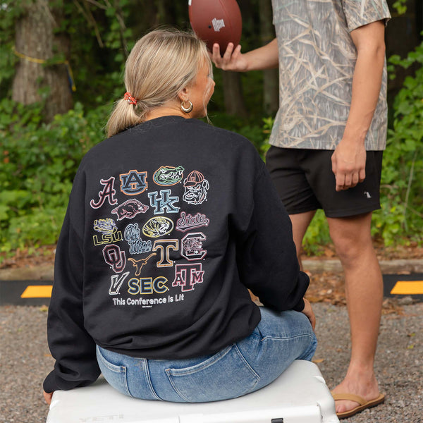 SEC Neon Signs Crewneck Sweatshirt