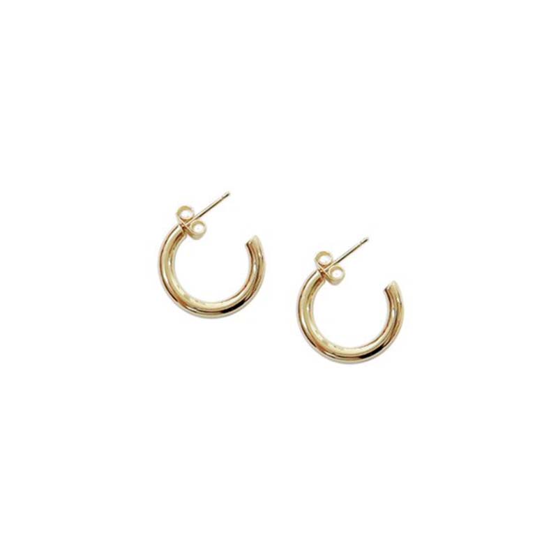 14K Gold Dipped Extra Small Hoop Earrings