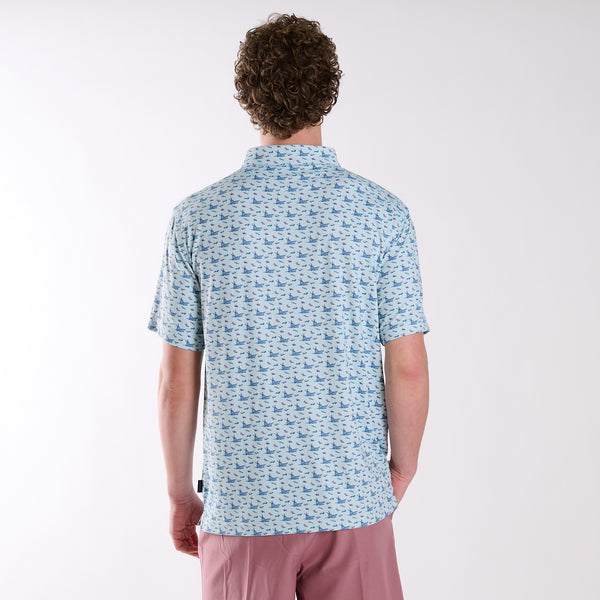 Boats and Lures Printed Polo