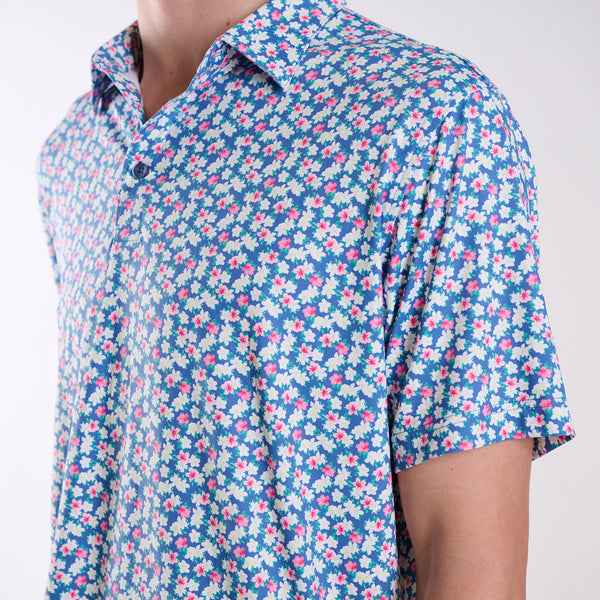 Azaleas Printed Polo