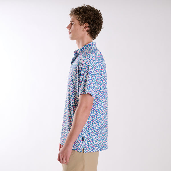 Azaleas Printed Polo