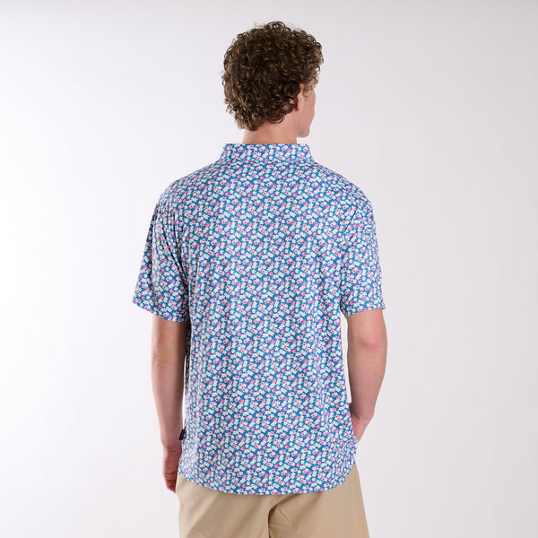 Azaleas Printed Polo