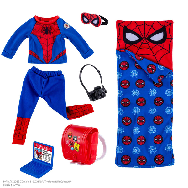 Polar Props® Marvel Spider-Man Elf Saves the Day Super Hero Sleep Set