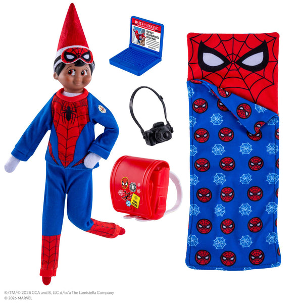 Polar Props® Marvel Spider-Man Elf Saves the Day Super Hero Sleep Set