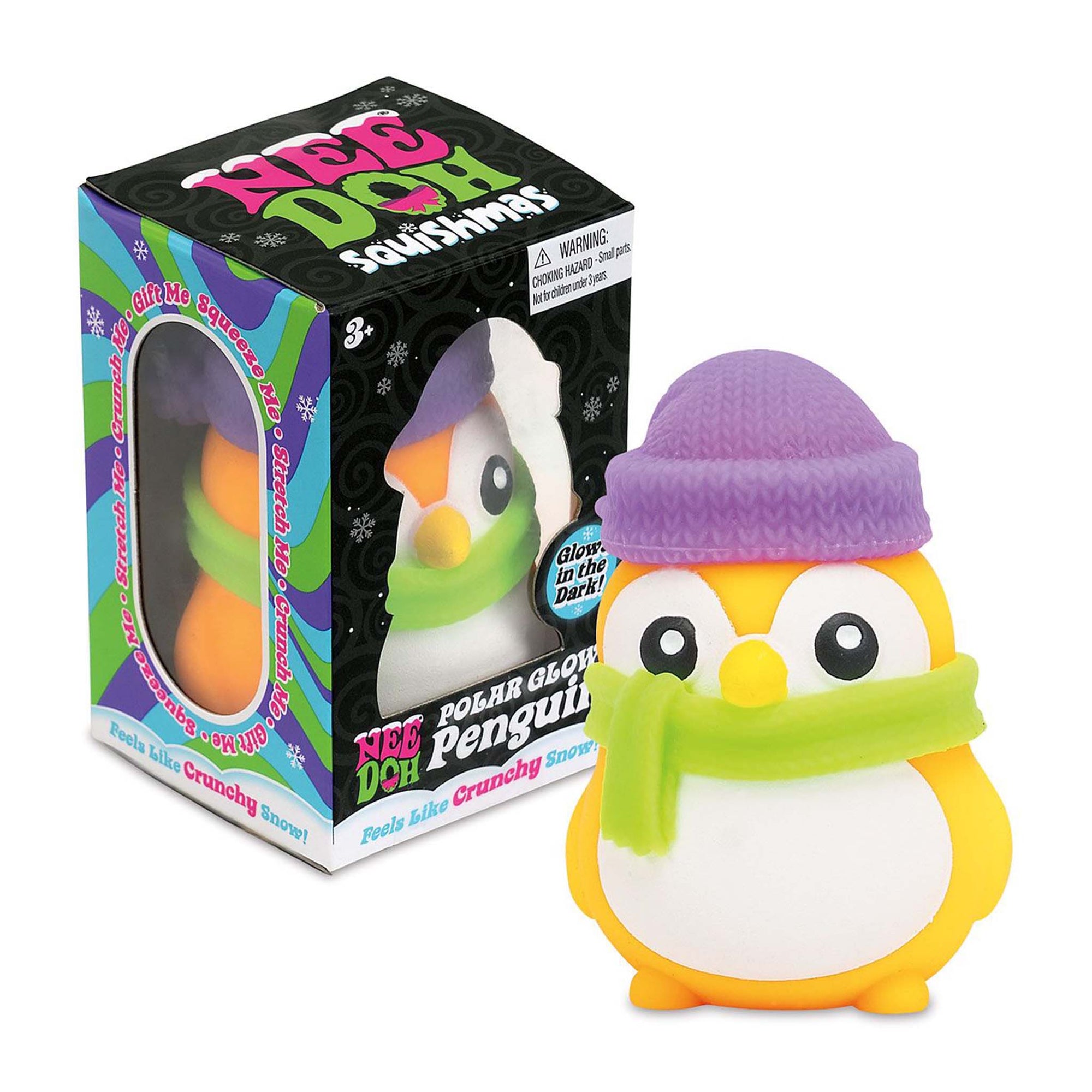 Polar Glow Penguin NeeDoh - Assorted