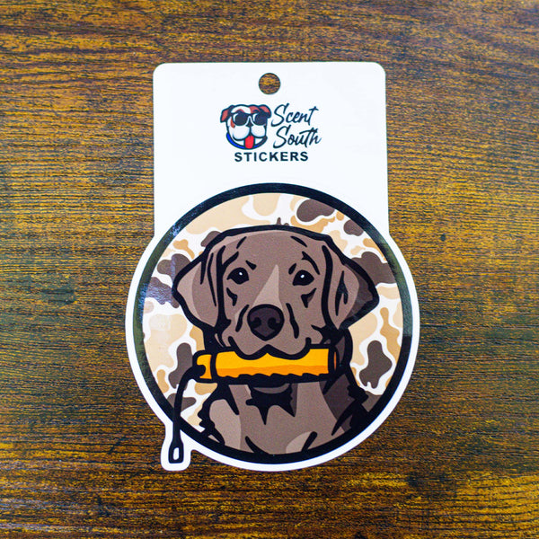 Scent South Good Boy Dog Camo Decal