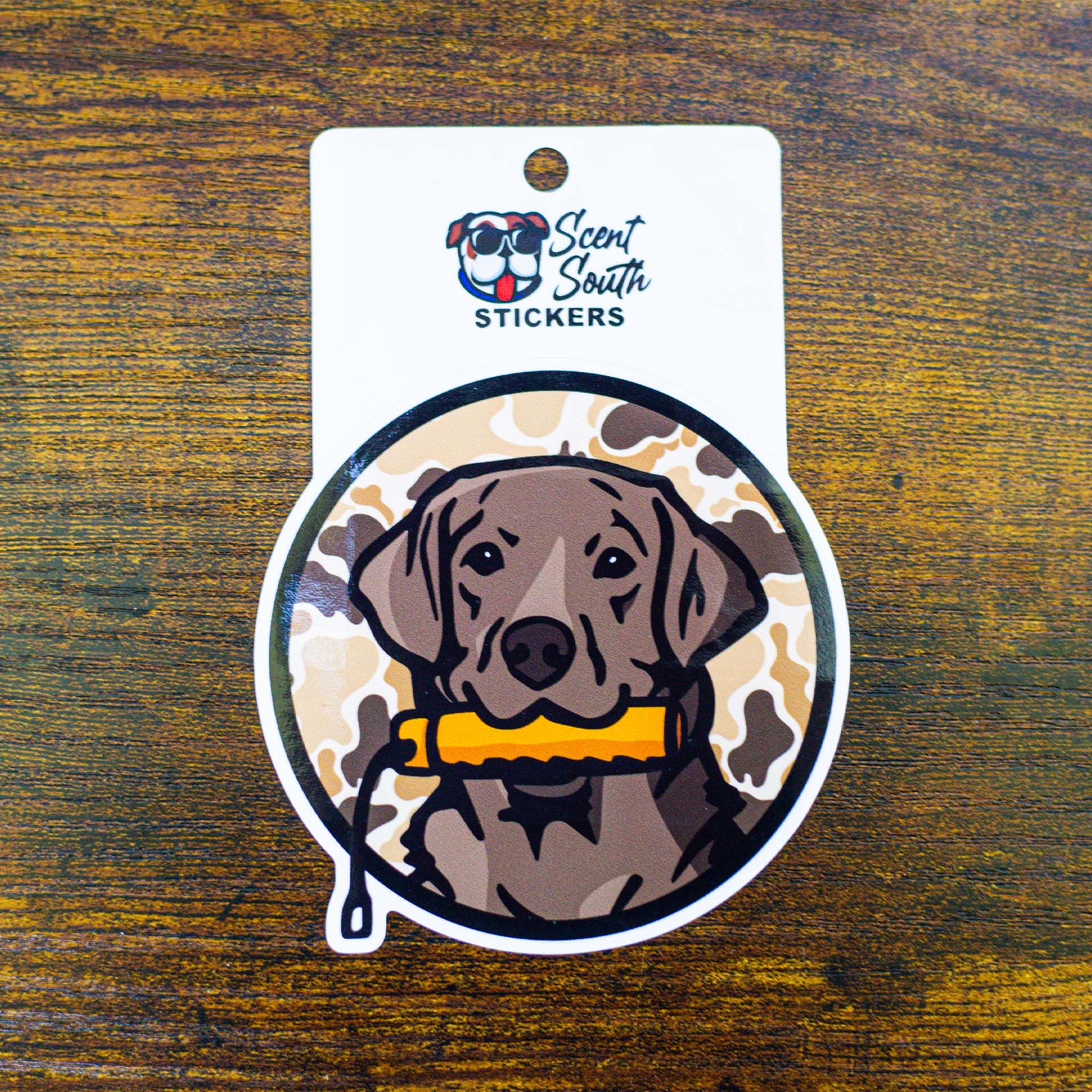 Scent South Good Boy Dog Camo Decal