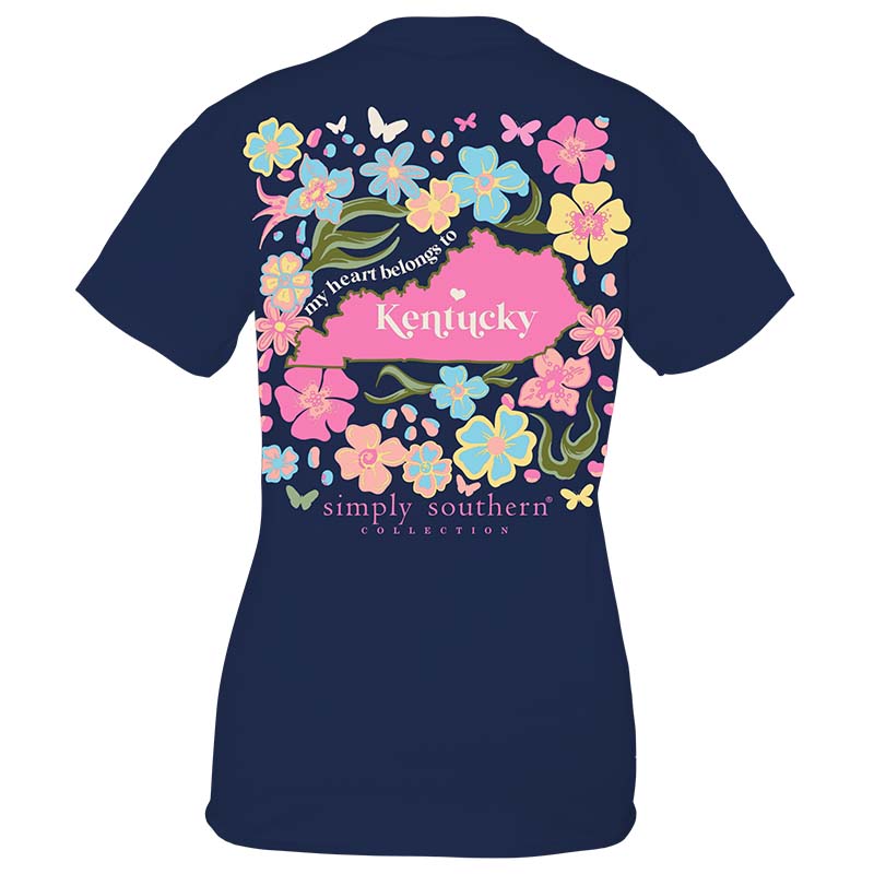 Kentucky Flowers Short Sleeve T-Shirt