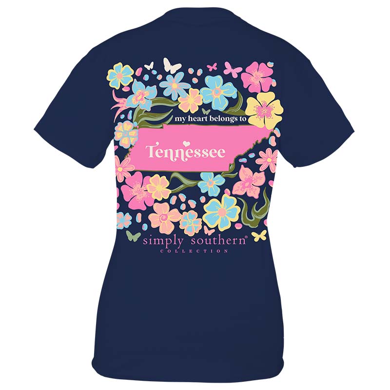 Tennessee Flowers Short Sleeve T-Shirt