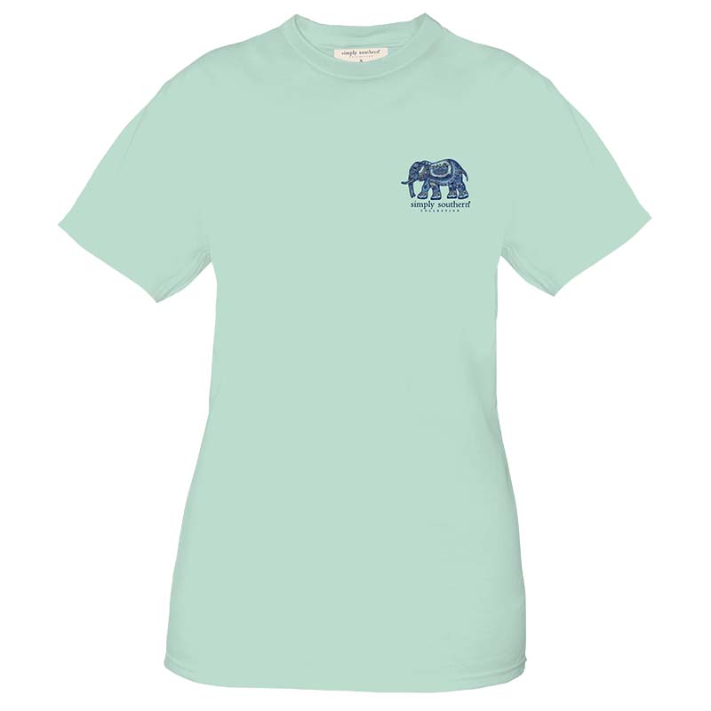 Mandala Elephant Short Sleeve T-Shirt