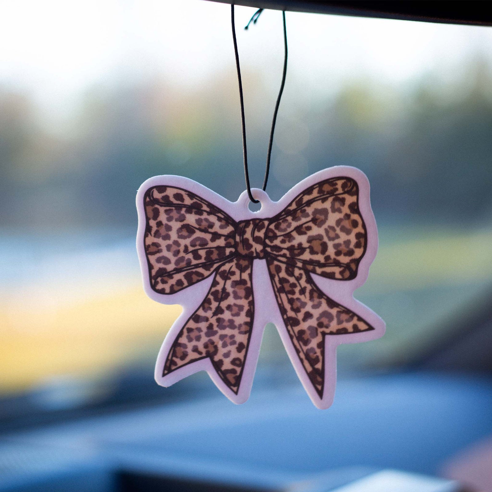 Scent South Cheetah Bow Air Freshener in new car scent