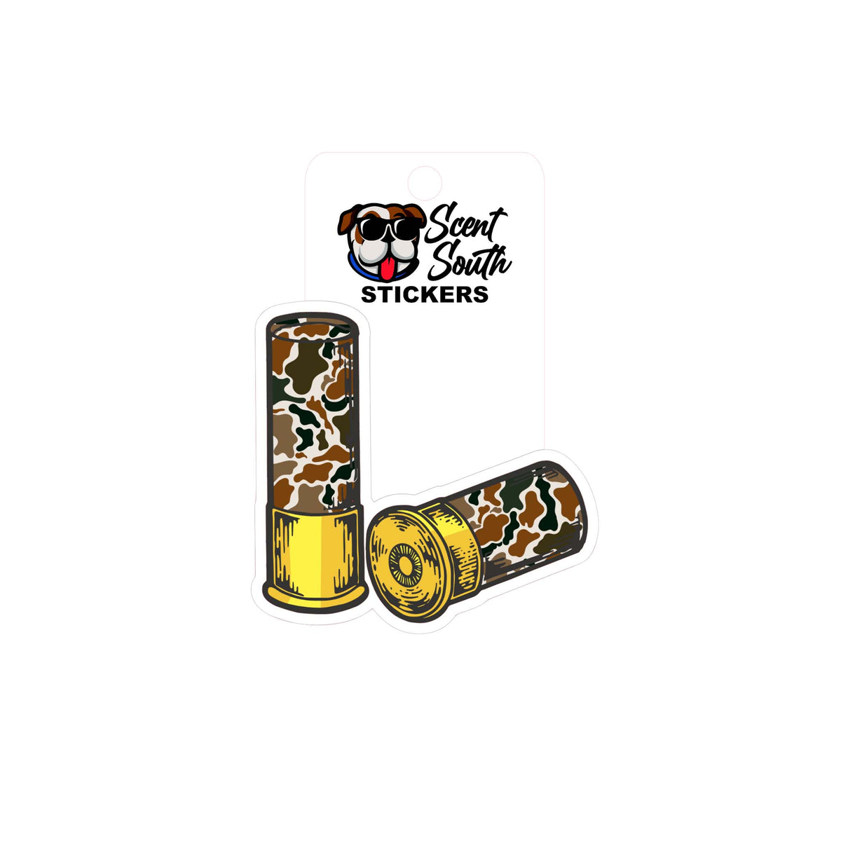 Camo shell decal by scent south