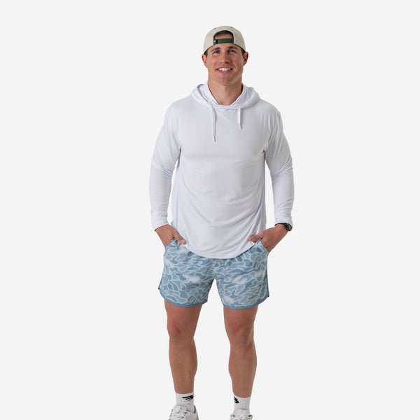 5 Inch Swim Shorts in Seaside Camo
