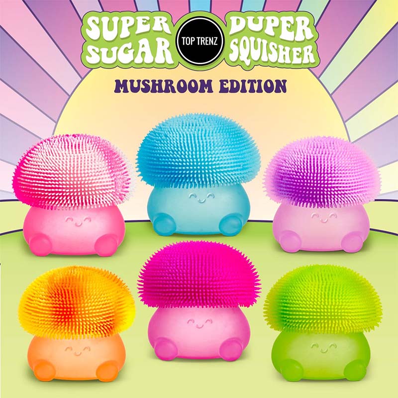 Assorted Mushroom Super Duper Sugar Squishers