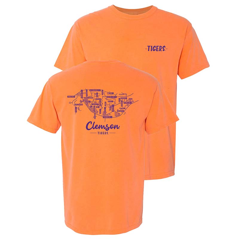 Clemson Streets Short Sleeve T-Shirt