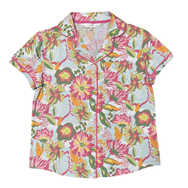 Pink Bouquet Pajama Shirt