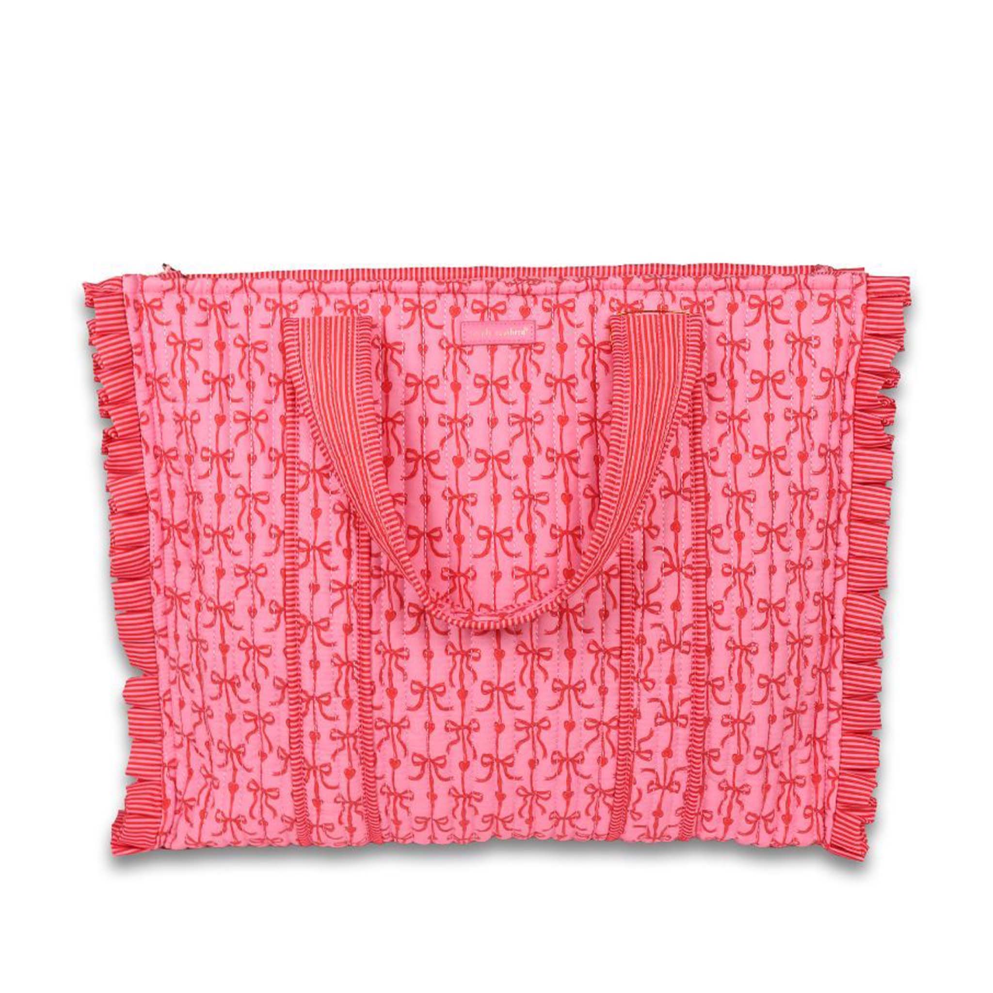 Quilted Bow Tote Bag