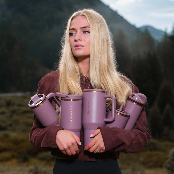 Sport 20oz Water Bottle in Rosewood