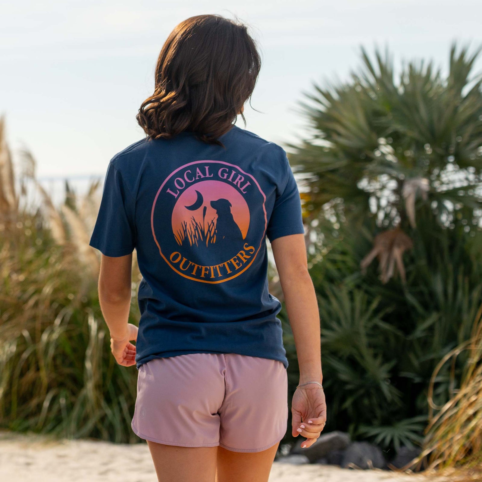 Local Girl Sunset Short Sleeve T-Shirt