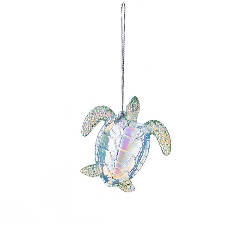 Iridescent Turtle Ornament