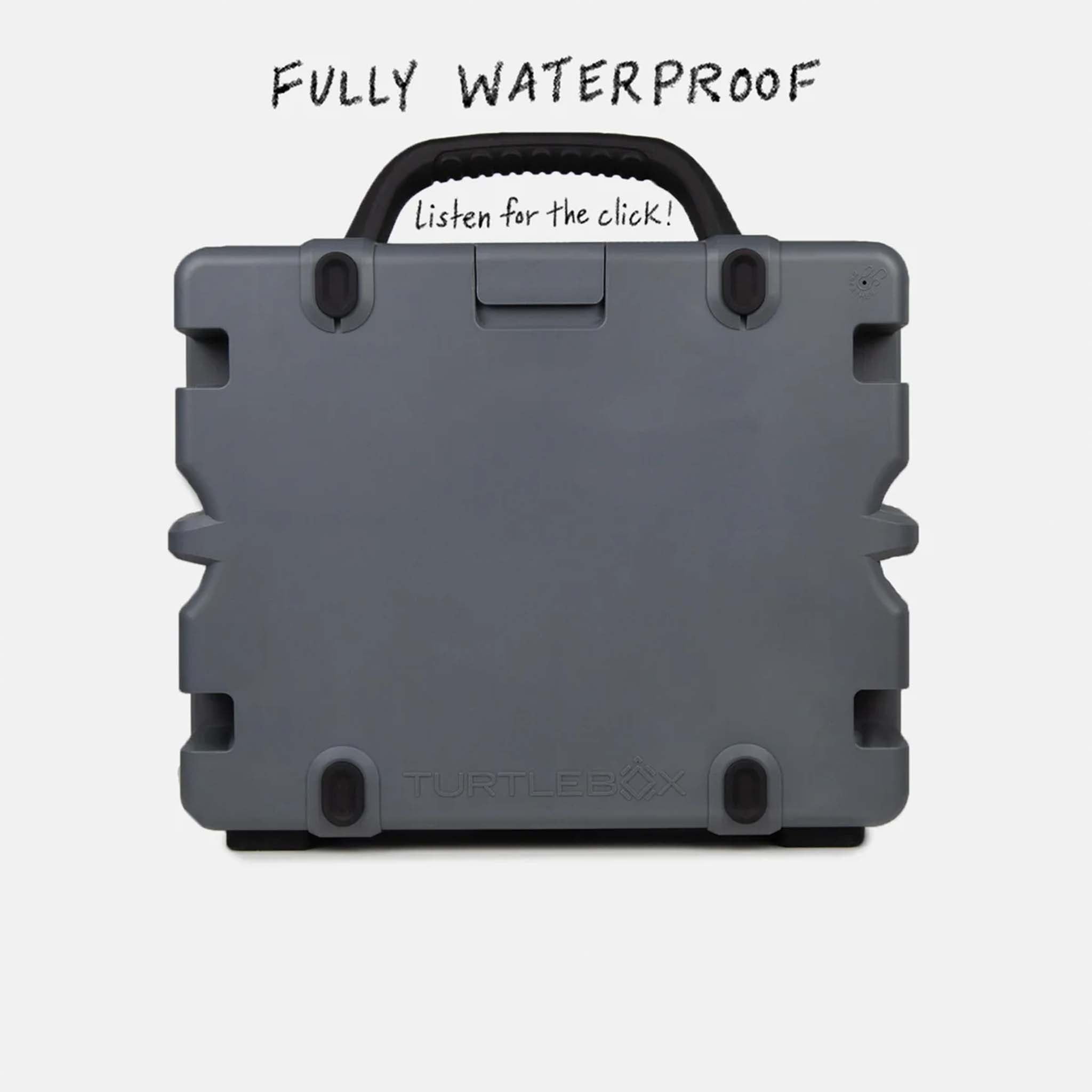 Turtlebox Grande Portable Speaker in Gray | Palmetto Moon