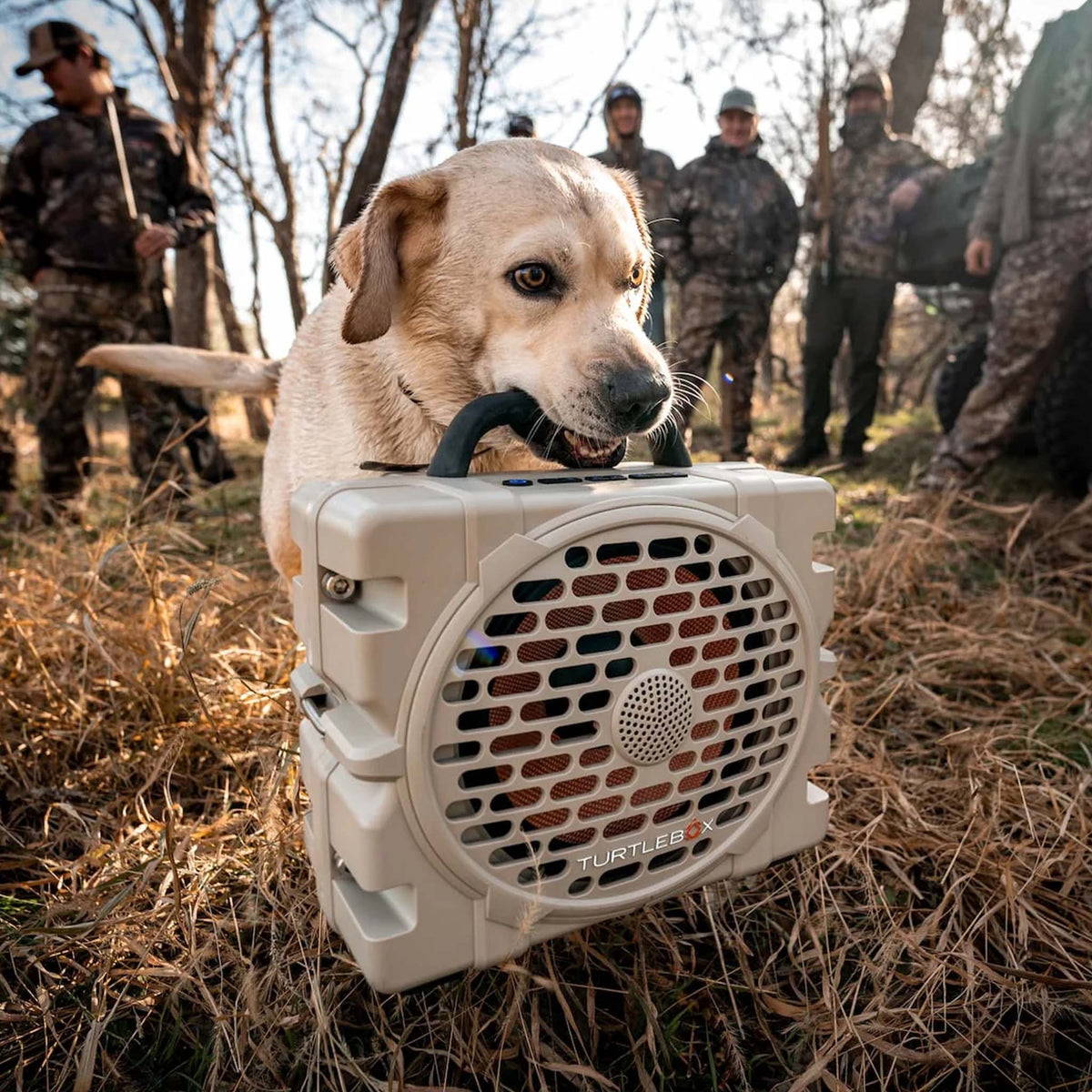Turtlebox Grande Portable Speaker in Tan