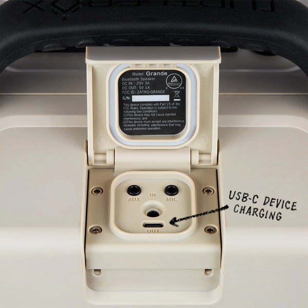 Turtlebox Grande Portable Speaker in Tan