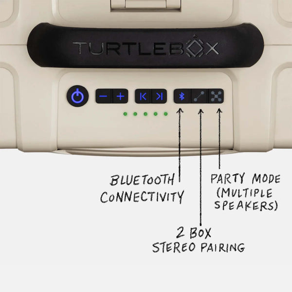 Turtlebox Grande Portable Speaker in Tan