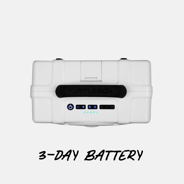 Turtlebox Grande Portable Speaker in White