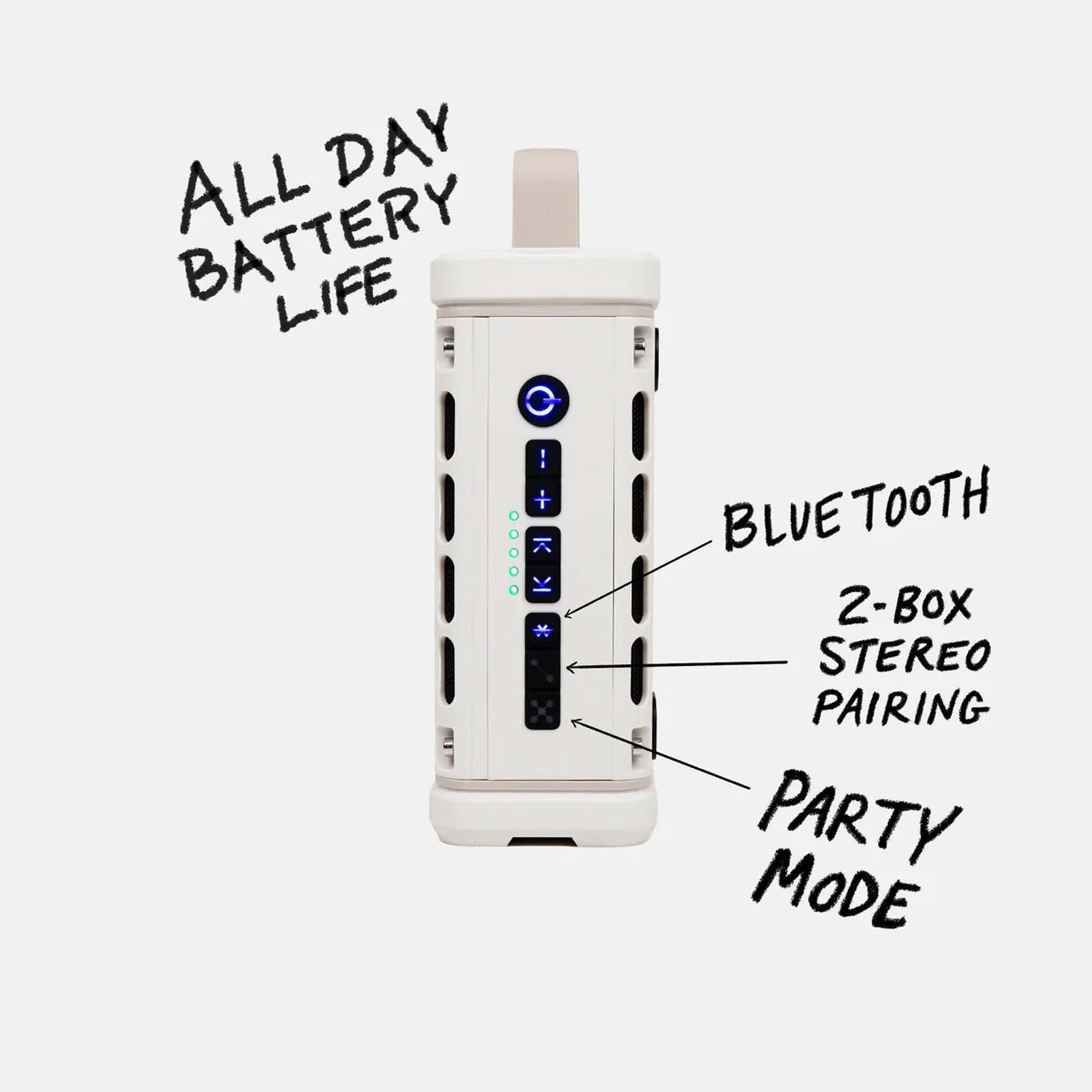 TurtleBox Ranger Portable Speaker in Ivory | Palmetto Moon