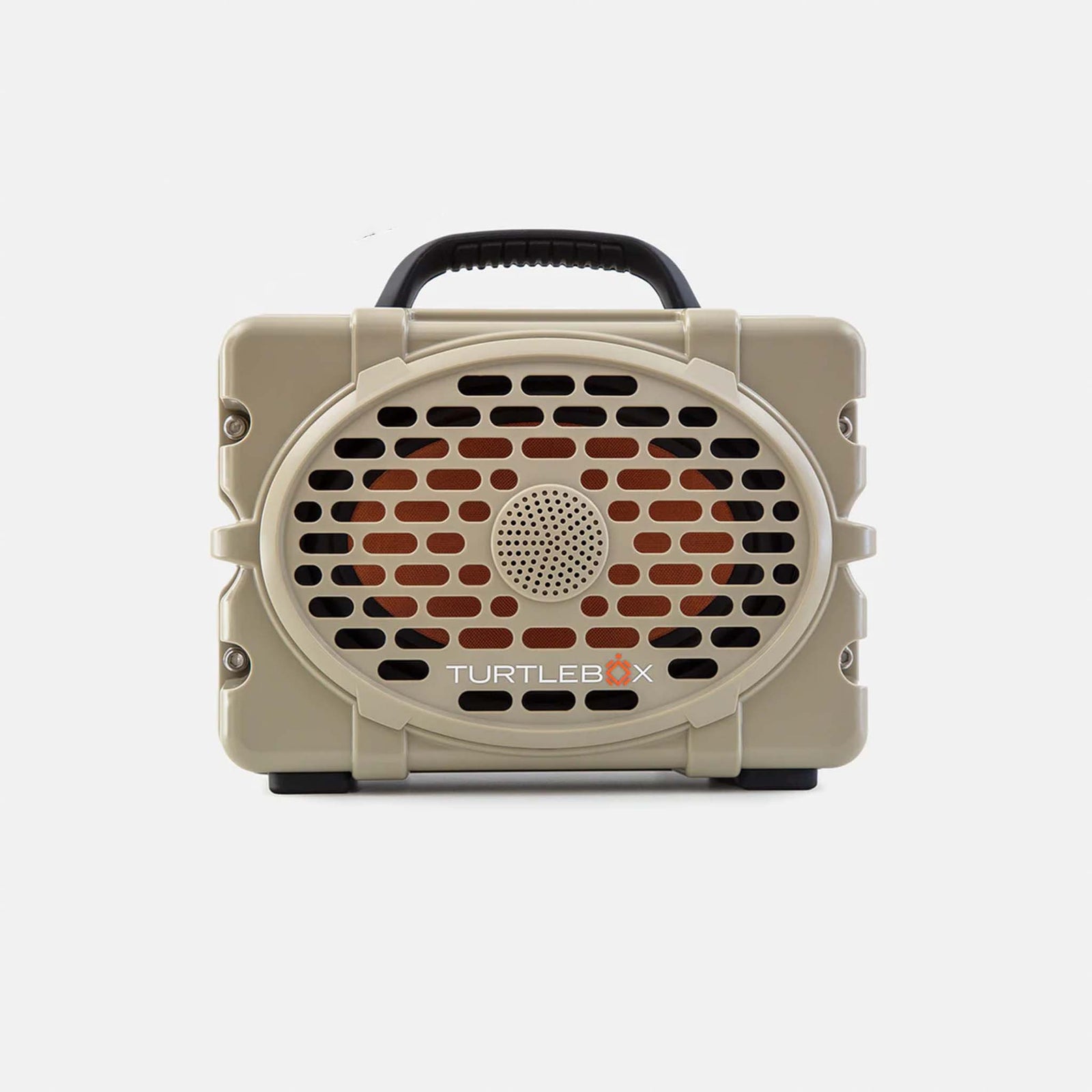 front view of TurtleBox Gen 3 Tan Portable Speaker