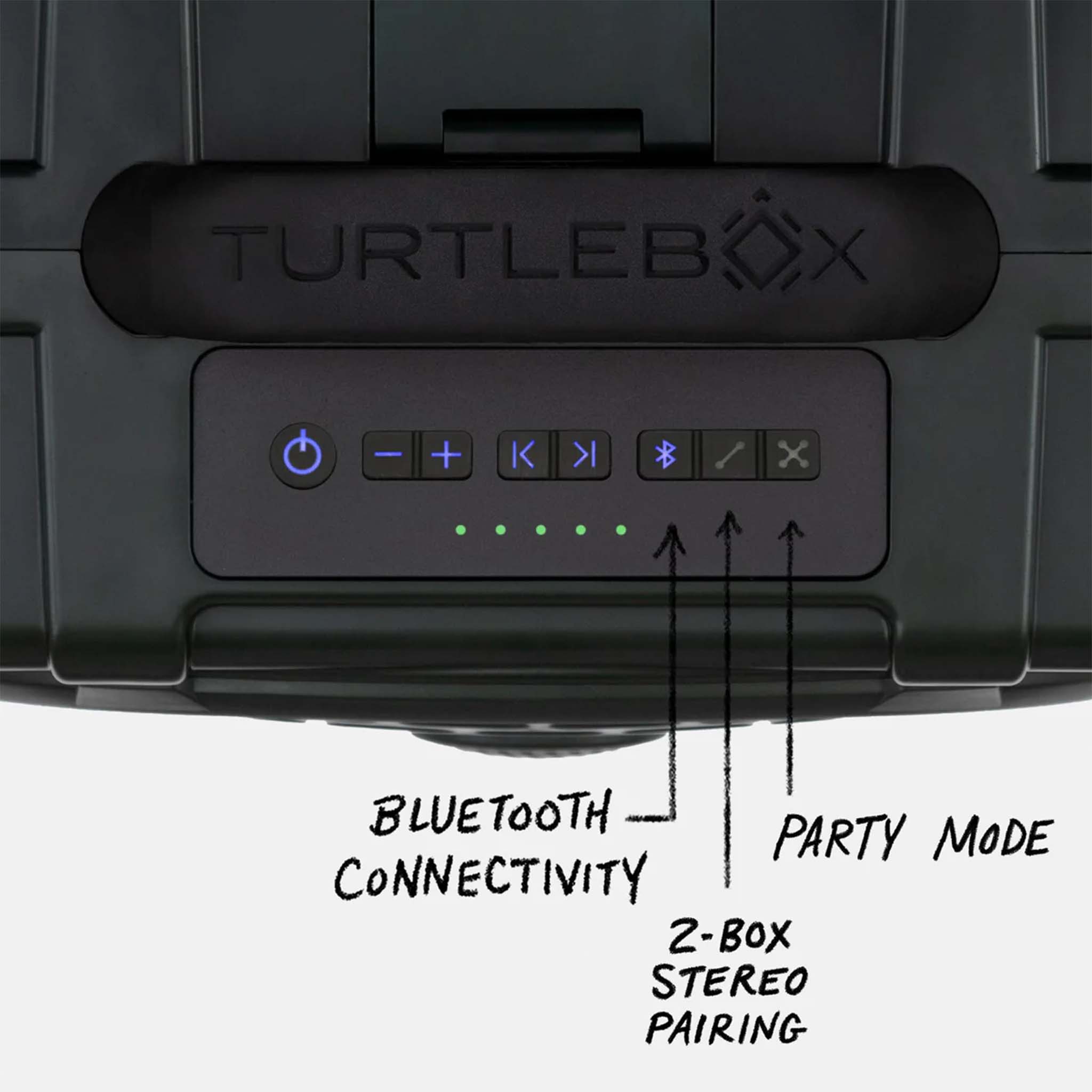 TurtleBox Gen 3 Green Portable Speaker | Palmetto Moon