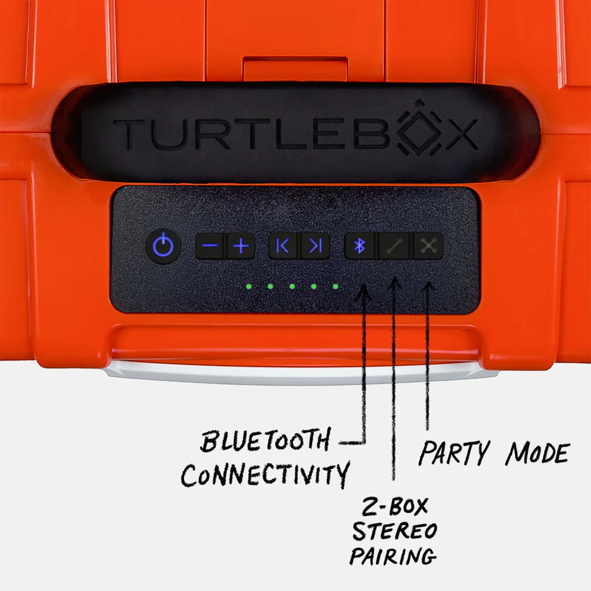 レオ　ダストボックス TurtleBox Gen 3 Orange Portable Speaker | Palmetto Moon