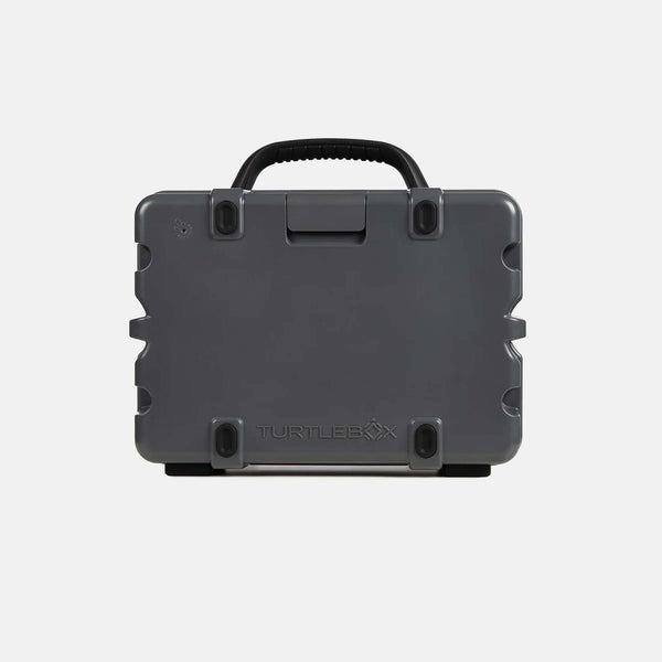 back view of TurtleBox Gen 3 Gray Portable Speaker